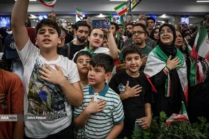 آیین استقبال از ملی پوشان 