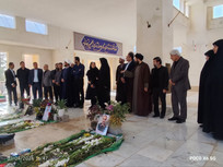 عطرافشانی گلزار شهدای دالکی؛ تجدید میثاق با آرمان&zwnj;های انقلاب همراه با یادبود&nbsp;شهدای جنگ رمضان