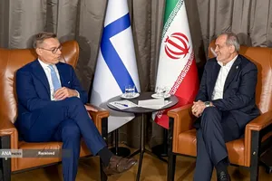 دیدار روسای جمهور ایران و فنلاند