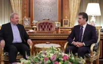 دیدار سفیر ایران و رئیس اقلیم کردستان عراق