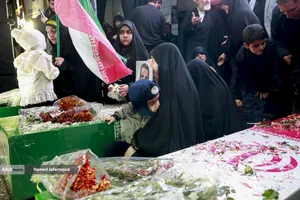 وداع و تشییع پیکر مطهر فرمانده یگان ویژه فاتحین سردار سرتیپ پاسدار شهید محمد علی فتحعلی زاده و&zwnj; همرزمانش