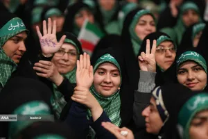 مراسم روز بسیج در حسینیه امام خمینی(ره)