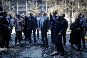 بازدید فاطمه مهاجرانی سخنگوی دولت از ساختمان شیشه&zwnj;ای صداوسیما