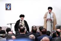 دیدار وزیر، معاونان و مدیران وزارت اطلاعات با رهبر معظم انقلاب