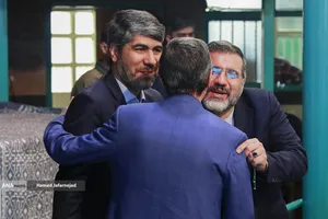 مراسم تجدید عهد با خادم حرم ایران "عهد خدمت" در حسینیه جماران