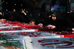 تشییع پیکر مطهر 100 شهید گمنام - معراج شهدا