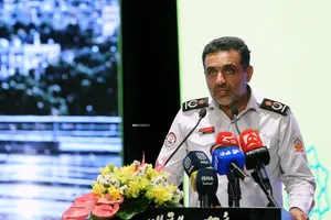 مراسم بزرگداشت روز آتش&zwnj;نشان در برج میلاد تهران