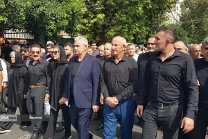 تشییع پیکر جهان پهلوان امامعلی حبیبی