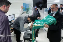 حضور خدام حرم حضرت معصومه (س) در خبرگزاری آنا