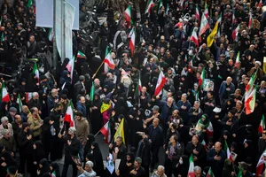 تشییع پیکر شهیدان لاریجانی، سلیمانی و شهدای ناو دنا
