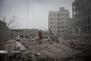 آثار تجاوز هوایی آمریکایی _ صهیونیستی به اماکن مسکونی