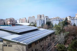 آیین افتتاح نیروگاه خورشیدی