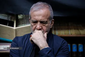 مسعود پزشکیان رئیس جمهور در مراسم گرامیداشت ۵۷ شهید اقتدار ارتش