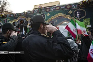  تشییع پیکر شهدای مظلوم مقاومت ملی ایران 