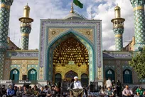 مراسم دعای عرفه در امام زاده پنج تن