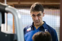 مربی بدنساز تیم ملی در تمرینات والیبالیست‌ها حاضر شد