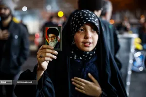 مراسم عزاداری در سوگ رهبر شهید انقلاب - میدان ونک