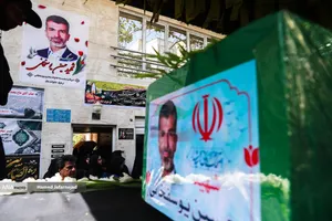 تشییع و تدفین پیکر مطهر بسیجی شهید حسین یوسفخانی