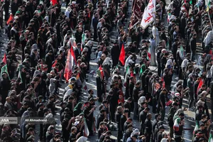 مراسم اقامه نماز بر پیکر امام شهید امت