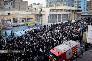 مراسم تشییع پیکرهای شهدای مدافع امنیت و مردم مظلوم