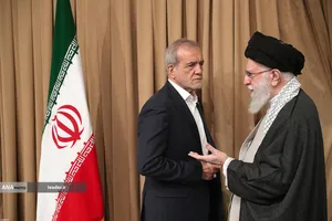 دیدار رئیس&zwnj;جمهور و اعضای هیئت دولت با مقام معظم رهبری