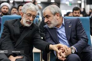 عباسعلی کدخدایی رئیس پژوهشکده شورای نگهبان و غلامعلی حدادعادل، عضو مجمع تشخیص مصلحت نظام