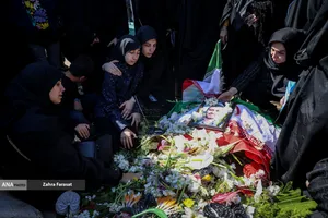 تشییع شهدای حمله متجاوزانه آمریکایی_صهیونی در بهشت زهرا