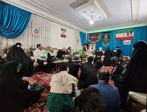 تکریم خانواده شهید علی خدادادی 
