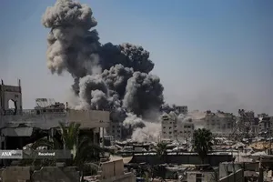 حملات هوایی گسترده به غزه