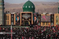 شور حسینی در روز وداع با رهبر شهید در مسجد جمکران و حرم حضرت معصومه(ع)