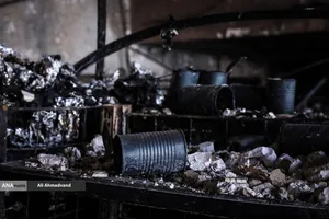 تخریب و آتش سوزی اموال عمومی در تهران