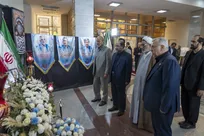 آیین یادبود شهدای دانشمند در دانشگاه شهید بهشتی؛ پرچمی که بر زمین نخواهد ماند