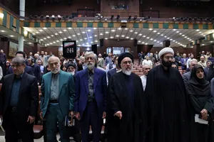 مراسم یادبود &laquo;شهید علی لاریجانی&raquo; در دانشگاه تهران