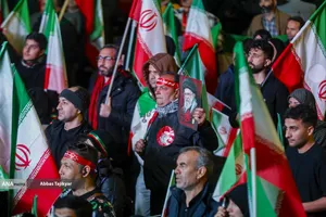 اجتماع مردمی در حمایت از رزمندگان اسلام_میدان انقلاب
