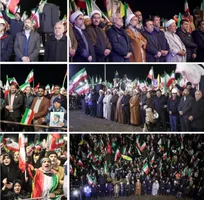 حماسه دانشگاهیان دانشگاه آزاد قزوین همگام با مردم ولایتمدار