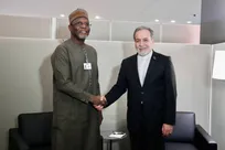 دیدار عراقچی با وزیر امور خارجه نیجر در سازمان ملل متحد