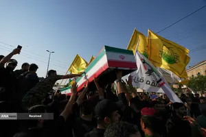 تشییع پیکرهای شهدای مقاومت در عراق