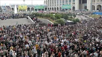 اقامه نماز عید فطر در مصلی امام خمینی (ره) + فیلم