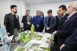 مراسم افتتاح برج فناوری و نوآوری ایثار و شاهد با حضور حسین افشین معاون علمی، فناوری و اقتصاد دانش&zwnj;بنیان رئیس جمهور و سعید اوحدی رئیس بنیاد شهید و امور ایثارگران