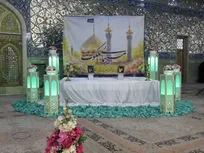 حضور جمعی از دانشجویان دختر دانشگاه آزاد اسلامی استان قم در حرم مطهر حضرت معصومه (س)