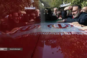 تشییع پیکر مطهر 100 شهید گمنام - معراج شهدا