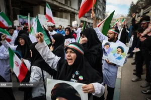 تجمع اعضای کادر درمان در محکومیت تجاوز آمریکا و رژیم صهیونیستی