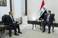 رایزنی نخست‌وزیر عراق و وزیر خارجه مصر در بغداد درباره تثبیت آتش‌بس در منطقه