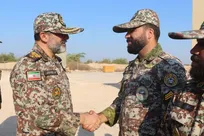 ارزیابی میدانی آمادگی رزمی منطقه پدافند هوایی جنوب توسط سرتیپ خوش‌قلب