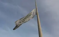 اهتزاز بزرگ‌ترین پرچم علوی در تهران همزمان با ۱۱۰ نقطه در جهان