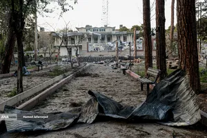 حمله اسرائیل به سفارت سابق آمریکا در تهران و تخریب ساختمان محل اقامت و دفتر کار ویلیام سالیوان آخرین سفیر ایالات متحده آمریکا در ایران