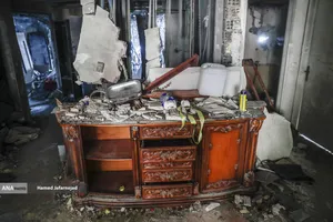 تخریب واحدهای مجاور منزل شهید دکتر محمدمهدی طهرانچی، دانشمند هسته ای و رئیس دانشگاه آزاد در مجتمع اساتید، میدان کتاب در حمله رژیم صهیونی به برخی مناطق و منازل مردم، شهروندان و دانشمندان هسته ای کشورمان در جریان جنگ تحمیلی دوازده روزه