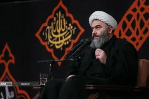 مراسم عزاداری شب هفتم محرم در حسینیه امام خمینی(ره)