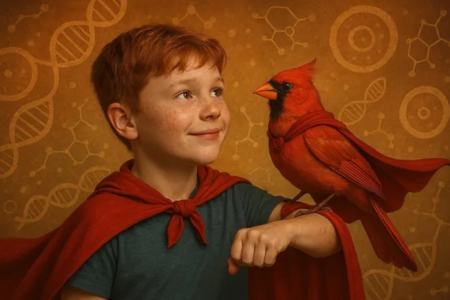 انسان‌های موقرمز و پرندگان نارنجی نوعی «ابرقدرت سلولی» مشترک دارند