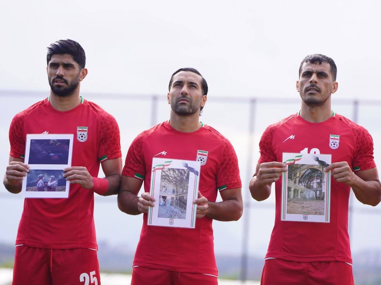 کنایه رسمی اعضای تیم ملی به رئیس فیفا با نشان دادن جنایات آمریکا و رژیم صهیونیستی+تصاویر کنایه رسمی اعضای تیم ملی به رئیس فیفا با نشان دادن جنایات آمریکا و رژیم صهیونیستی+تصاویر